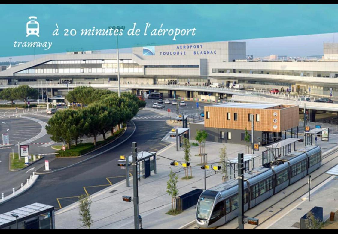L Oasis Studio Proche Hopital Et Aeroport Piscine Parking &Netflix Toulouse Eksteriør billede